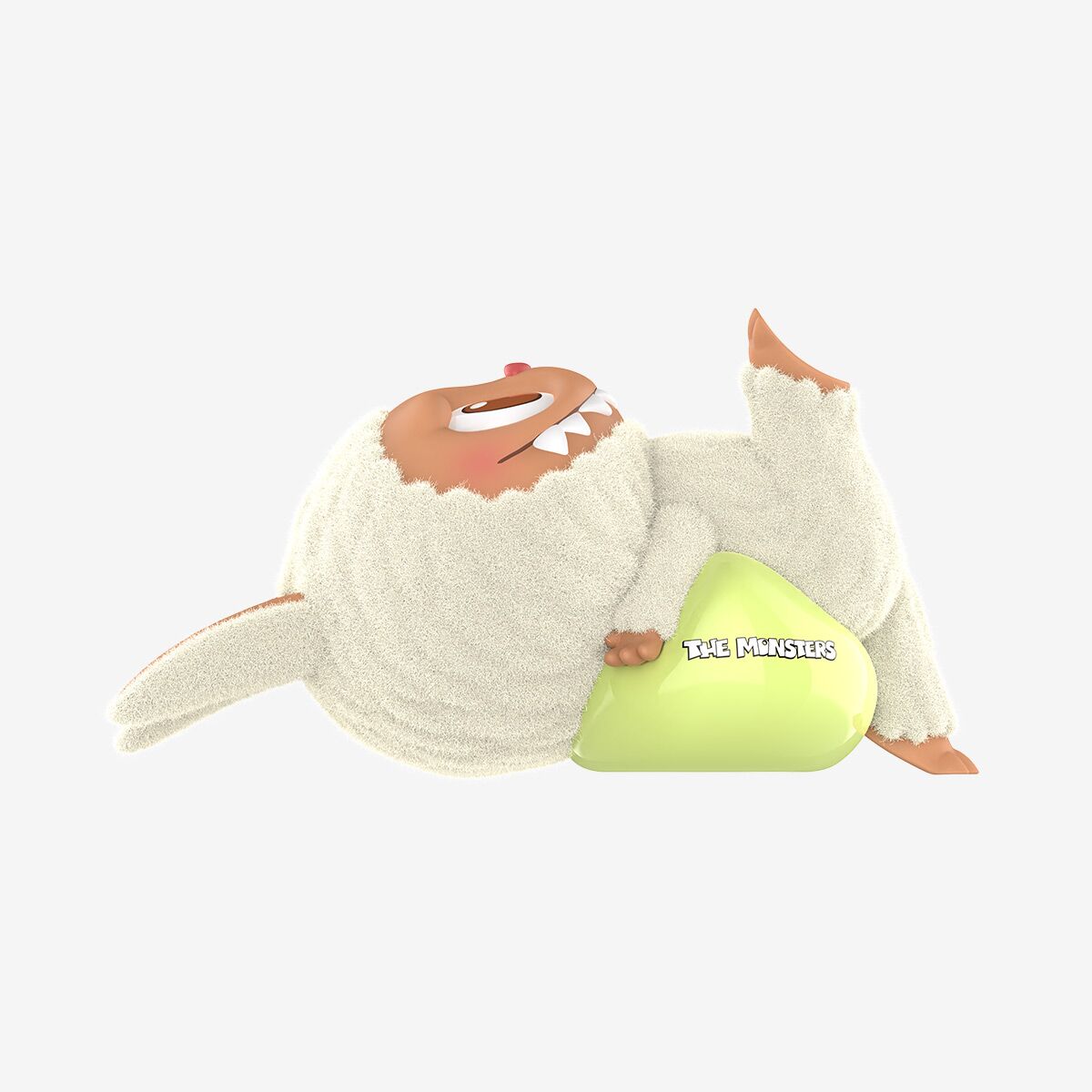 Labubu Lay Down Figurine – Lazy Yoga Series