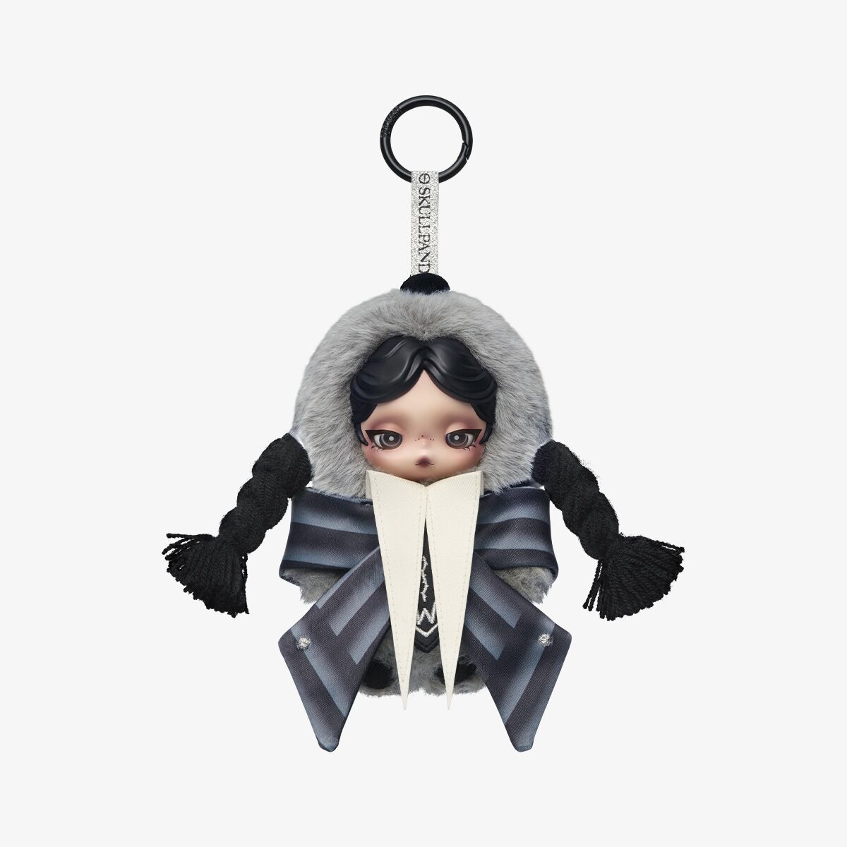 SKULLPANDA × Wednesday Plush – Nevermore Academy Uniform Version | Collectible Designer Art Plush