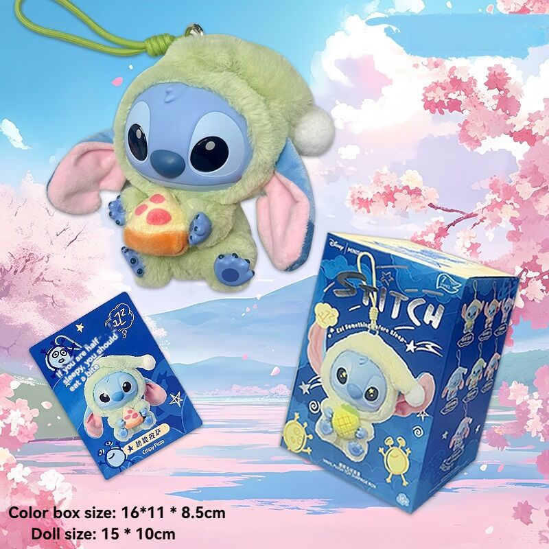 Labubu x Stitch Crispy Pizza