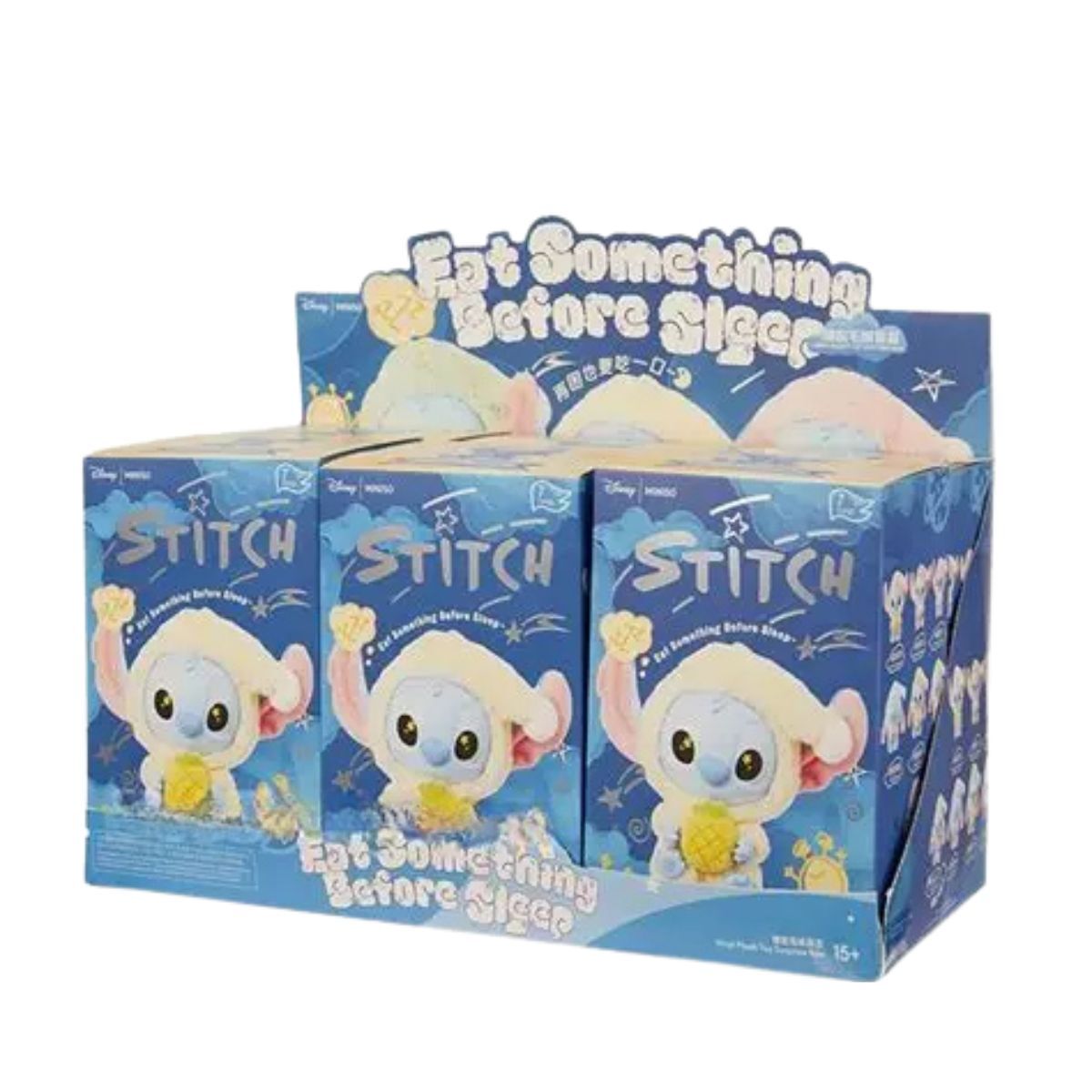 Labubu x Stitch Blind Box Series - Eat Something Before Sleep