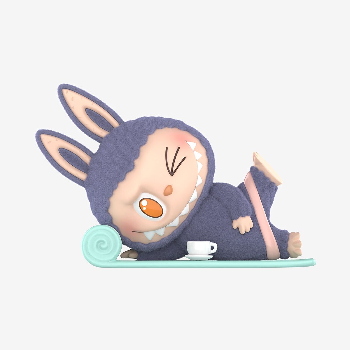 Labubu Americano Figurine – Lazy Yoga Series