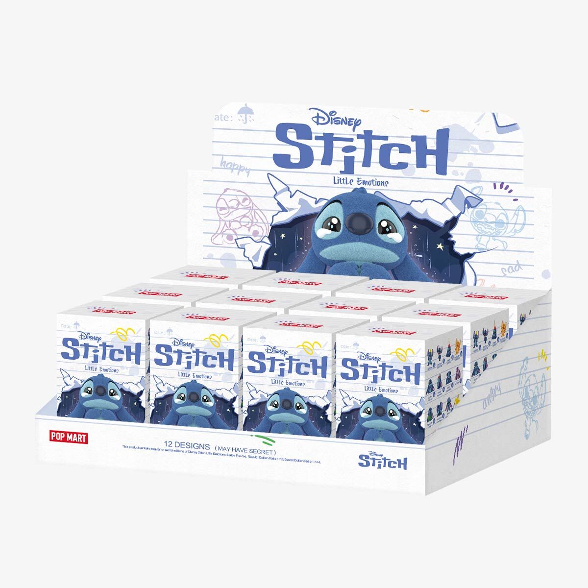 Disney Stitch “Little Emotions” Blind Box Figures – 9 cm Collectible Designer Toys