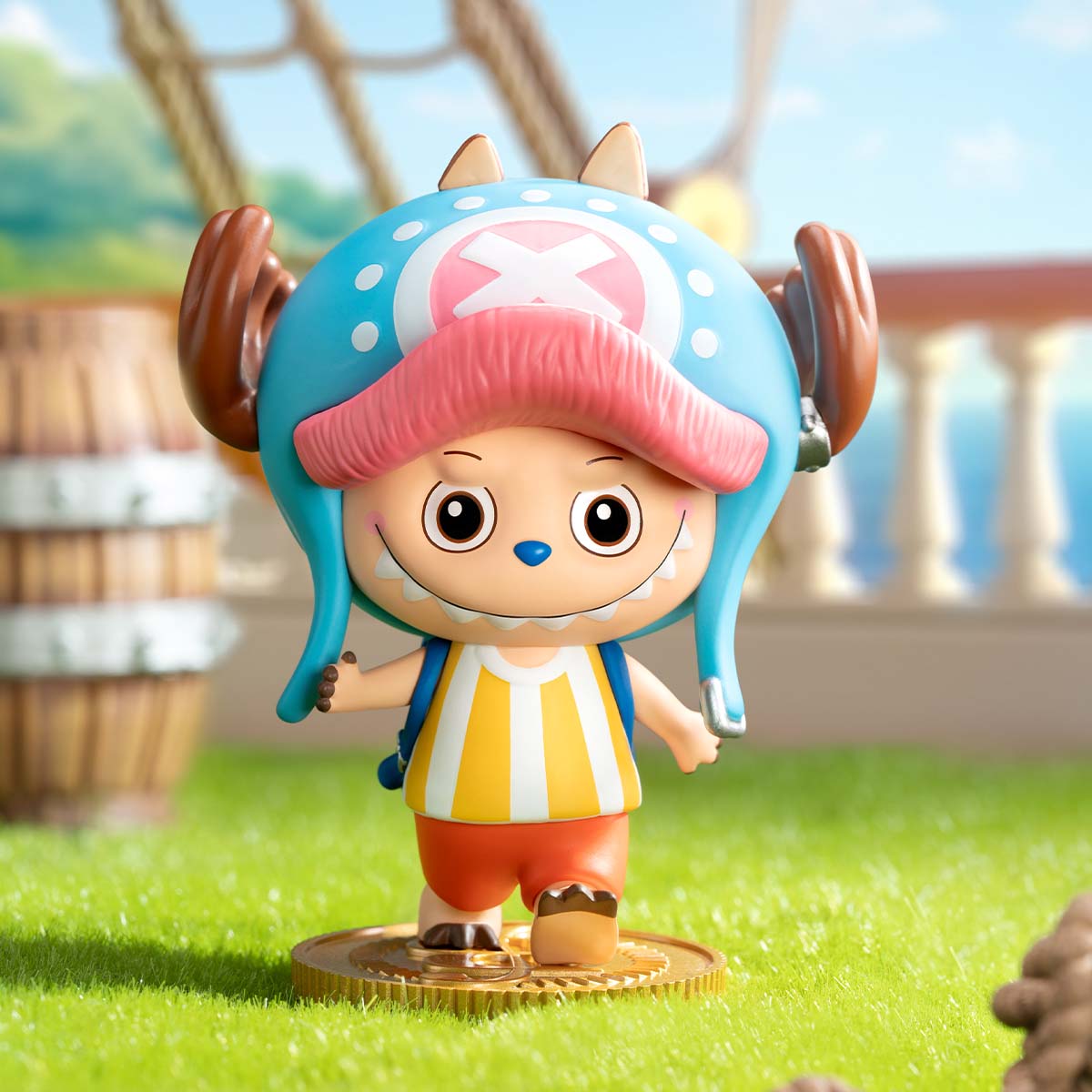 Labubu × One Piece Tony Tony Chopper Figurine – Limited Edition Doctor Collectible