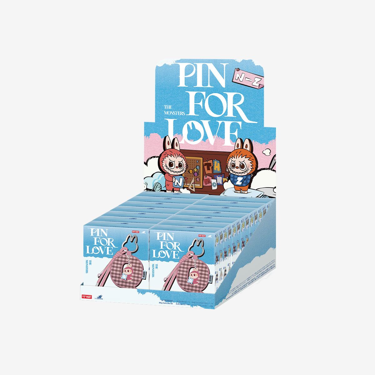Labubu Letter Pendant Blind Box (N–Z) – Pin for Love Series Collectibles