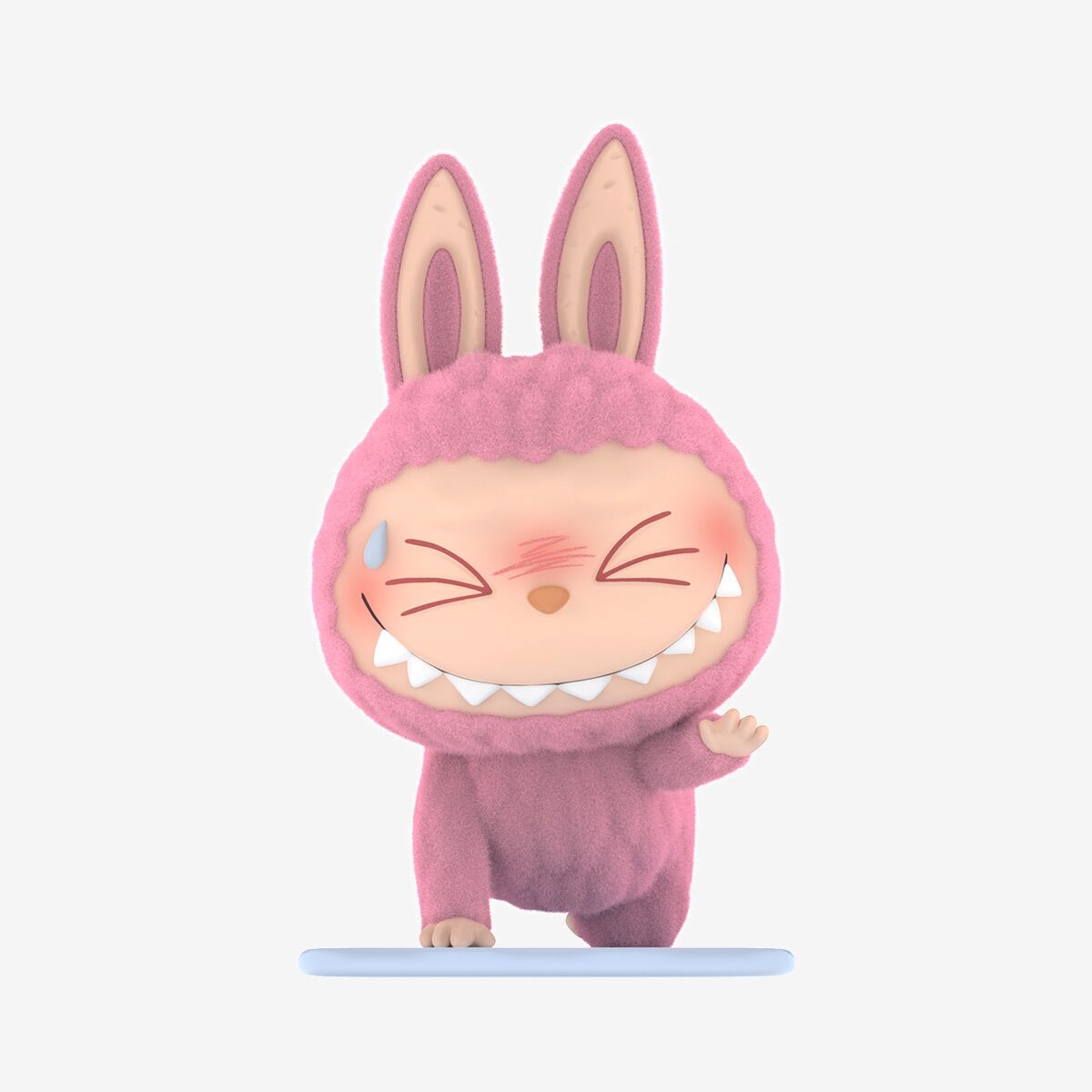 Labubu Sweating Figurine – Lazy Yoga Series