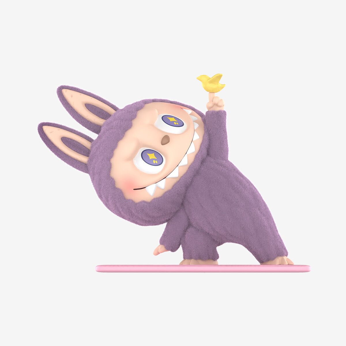 Labubu Little Bird Figurine – Lazy Yoga Series