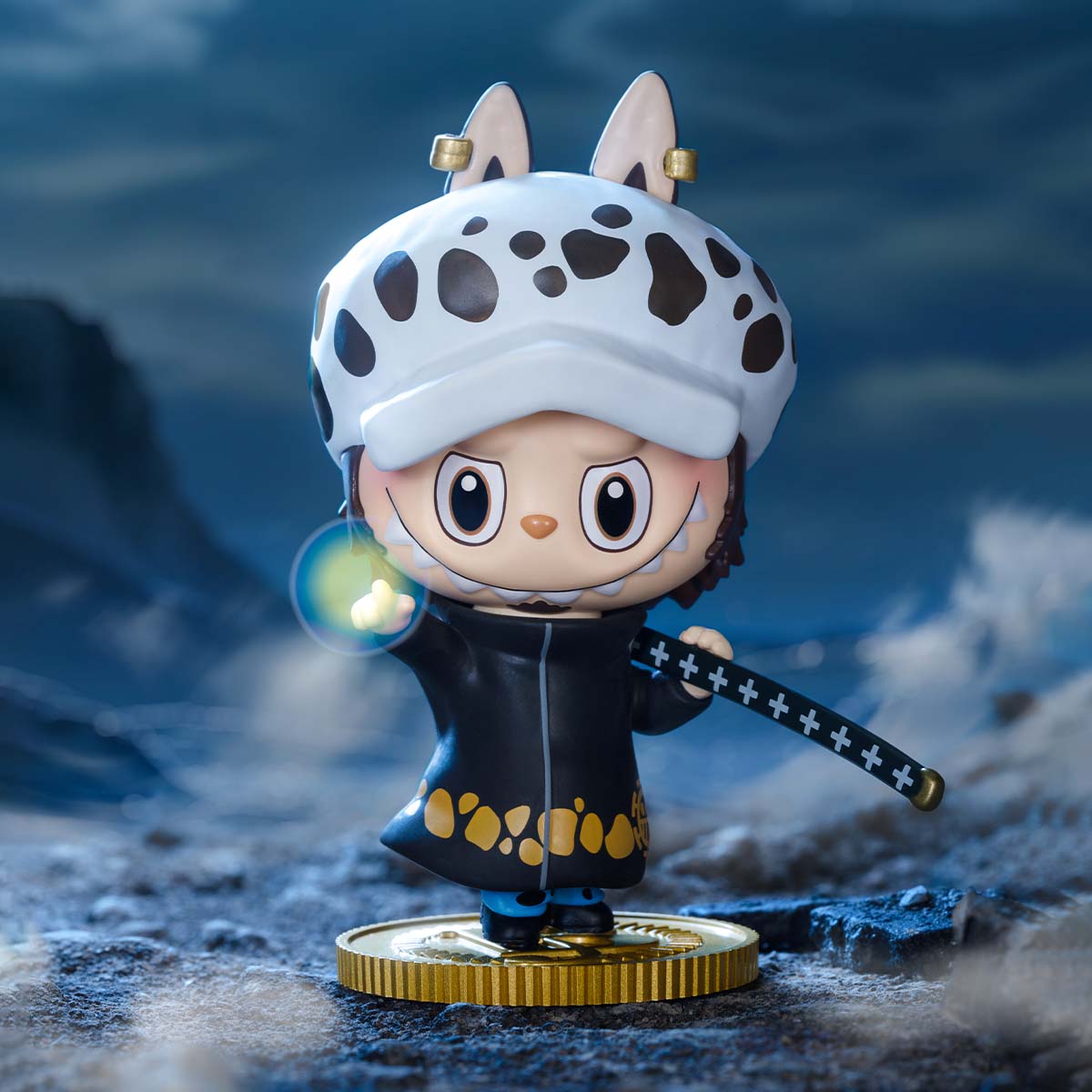 Labubu × One Piece Trafalgar Law Figurine – Limited Edition Collectible